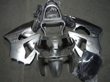 Achetez Carénages Moto Kawasaki ZX6R 2000-2002 - Argent Gris Flamme