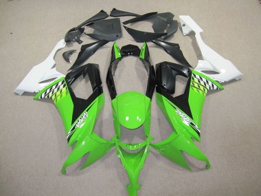 Achetez Kits Carénage Moto Kawasaki ZX10R 2008-2010 - Blanc Vert Noir