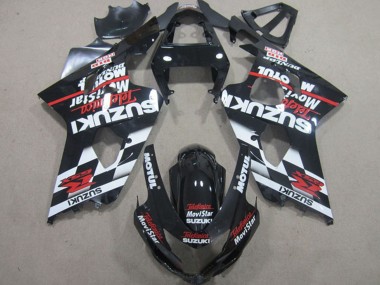 Achetez Carénages Moto Suzuki GSXR 600 2004-2005 - Noir Brillant Rouge Blanc Telefumica MoviStar