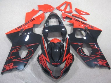 Achetez Carénages Moto Suzuki GSXR 600 2004-2005 - Noir Brillant Rouge
