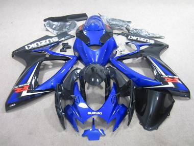Achetez Carénage Moto Suzuki GSXR 600 2006-2007 - Bleu Blanc Noir Brillant Rouge
