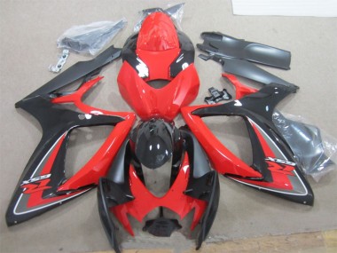 Achetez Carénages Moto Suzuki GSXR 600 2006-2007 - Rouge Noir