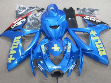 Achetez Carénages Moto Suzuki GSXR 600 2006-2007 - Bleu Or Rouge Rizla