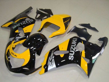 Achetez Carénages Moto Suzuki GSXR 750 2001-2003 - Jaune Noir