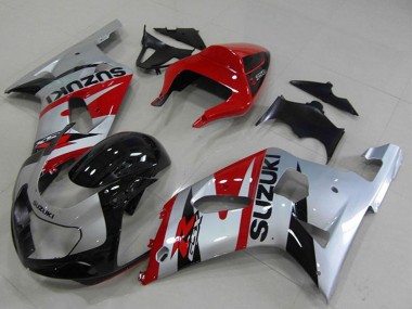 Achetez Carénages Moto Suzuki GSXR 750 2001-2003 - Rouge Argent Noir