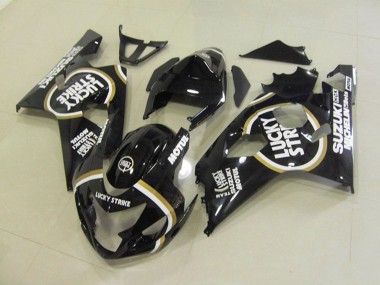 Achetez Carénages Moto Suzuki GSXR 750 2004-2005 - Noir Brillant Blanc Lucky Strike Motul