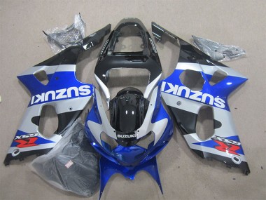 Achetez Carénages Moto Suzuki GSXR 1000 2000-2002 - Bleu Argent Noir Rouge Blanc Décalque