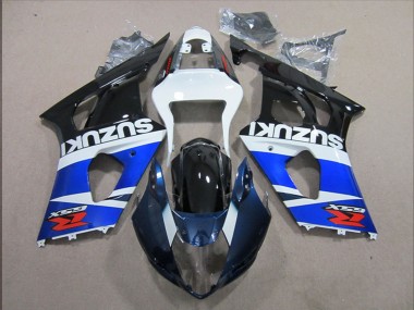 Achetez Carénage Moto Suzuki GSXR 1000 2003-2004 - Blanc Bleu Noir Rouge