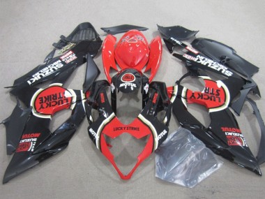 Achetez Carénages Moto Suzuki GSXR 1000 2005-2006 - Noir Rouge Lucky Strike Motul