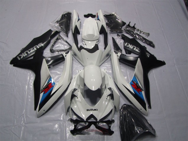 Kits Carénage Moto Suzuki GSXR 1000 2007-2008 - Blanc Bleu Noir Rouge