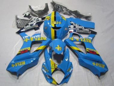 Achetez Carénages Moto Suzuki GSXR 1000 2007-2008 - Bleu Jaune Noir Rizla 41