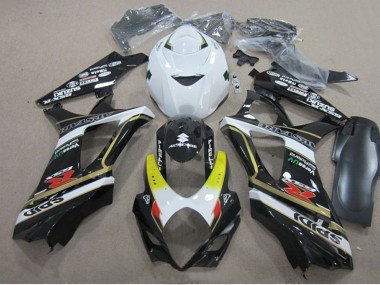 Achetez Carénages Moto Suzuki GSXR 1000 2007-2008 - Blanc Jaune Rouge Noir