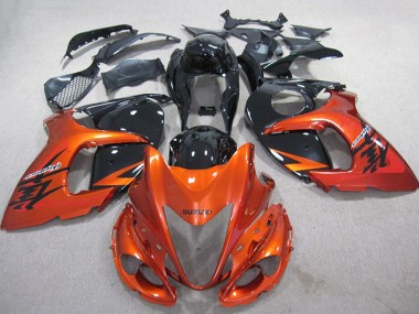 Achetez Carénages Moto Suzuki GSXR 1300 Hayabusa 2008-2020 - Orange Noir