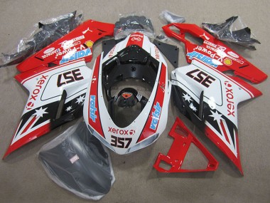Achetez Carénages Moto Ducati 1098 2007-2014 - Blanc Rouge Noir Xerox 357