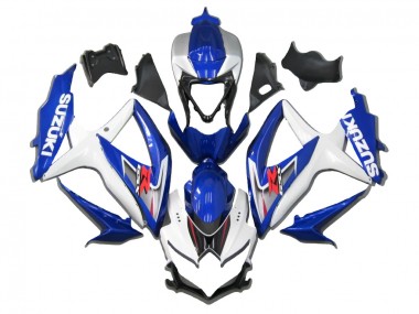 Achetez Carénage Moto Suzuki GSXR 600/750 2008-2010 - Blanc Bleu Rouge