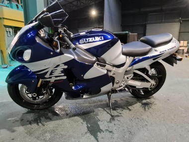 Achetez Carénages Moto Suzuki GSXR 1300 Hayabusa 1996-2007 - Bleu Blanc