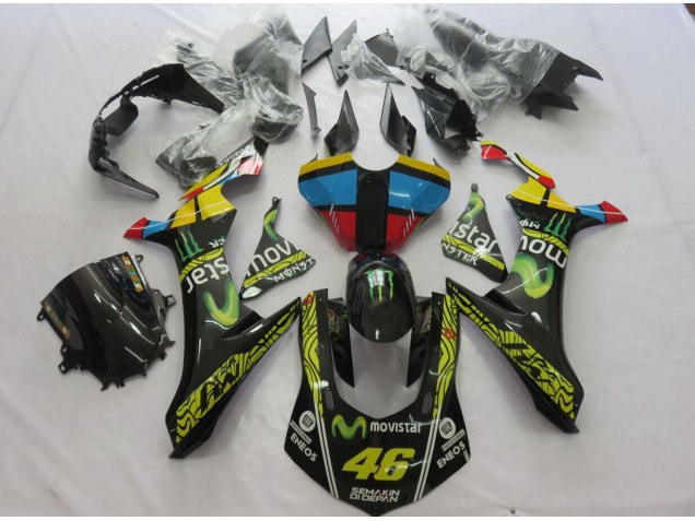 Movistar 2015-2019 Yamaha R1 Carénage Moto Movistar 2015-2019 Yamaha R1 Carénage Moto