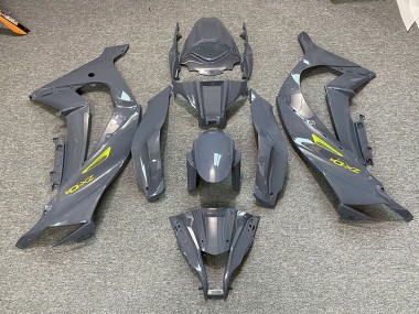 Nardo Gris & Jaune 2011-2015 Kawasaki ZX10R Carénage Moto