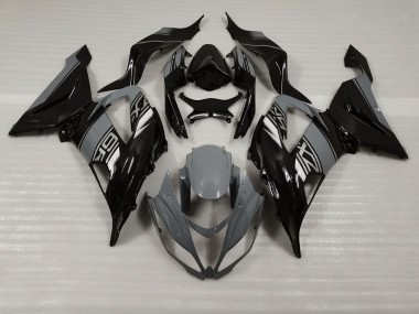 Nardo & Noir 2013-2018 Kawasaki ZX6R Carénage Moto