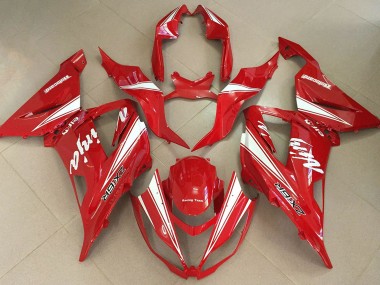 Ninja Rouge 2013-2018 Kawasaki ZX6R Carénage Moto