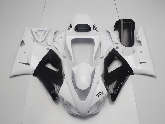Noir & Blanc 1998-1999 Yamaha R1 Carénage Moto Noir & Blanc 1998-1999 Yamaha R1 Carénage Moto