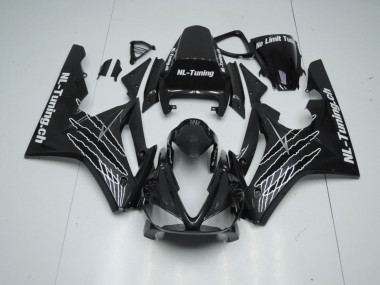 Noir Brillant (Personnalisé) 2009-2012 Triumph Daytona 675 Carénage Moto