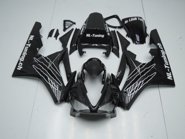 Noir Brillant (Personnalisé) 2009-2012 Triumph Daytona 675 Carénage Moto Noir Brillant (Personnalisé) 2009-2012 Triumph Daytona 675 Carénage Moto