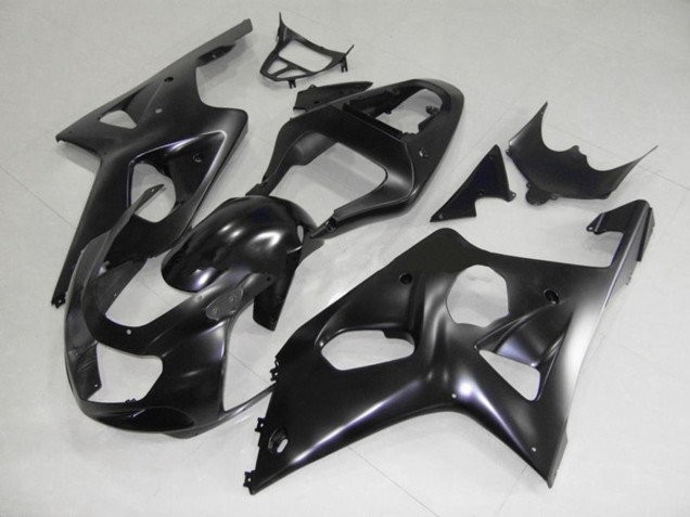 Noir Mat 2000-2002 Suzuki GSXR 1000 Carénage Moto Noir Mat 2000-2002 Suzuki GSXR 1000 Carénage Moto