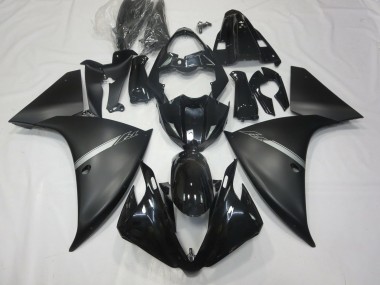 Noir Mat 2012-2014 Yamaha R1 Carénage Moto