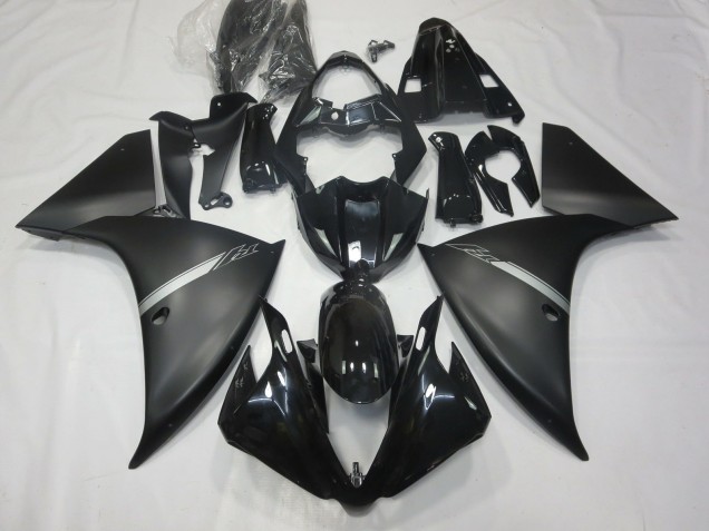 Noir Mat 2012-2014 Yamaha R1 Carénage Moto Noir Mat 2012-2014 Yamaha R1 Carénage Moto