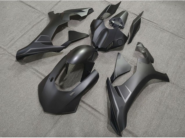 Noir Mat 2015-2019 Yamaha R1 Carénage Moto Noir Mat 2015-2019 Yamaha R1 Carénage Moto