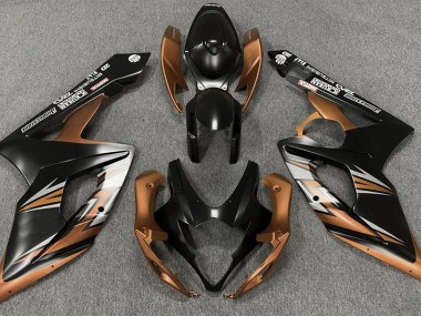 Noir Mat & Bronze 2005-2006 Suzuki GSXR 1000 Carénage Moto