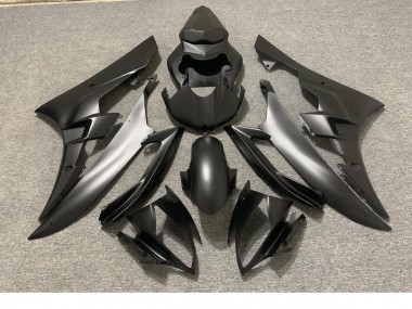 Noir Mat Complet 2006-2007 Yamaha R6 Carénage Moto