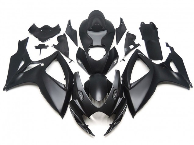 Noir Mat OEM Style Personnalisé 2006-2007 Suzuki GSXR 600-750 Carénage Moto Noir Mat OEM Style Personnalisé 2006-2007 Suzuki GSXR 600-750 Carénage Moto
