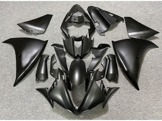 Noir Mat & Or 2009-2011 Yamaha R1 Carénage Moto Noir Mat & Or 2009-2011 Yamaha R1 Carénage Moto
