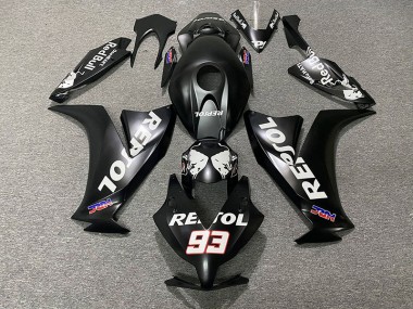 Noir Mat Repsol 2012-2016 Honda CBR1000RR Carénage Moto