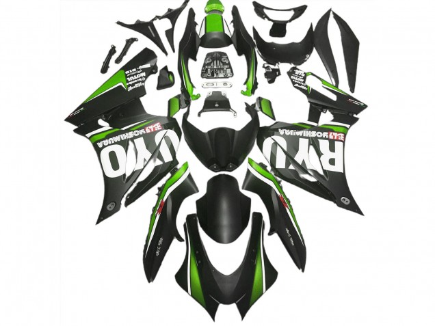 Noir Mat & Vert 2017-2023 Suzuki GSXR 1000 Carénage Moto Noir Mat & Vert 2017-2023 Suzuki GSXR 1000 Carénage Moto