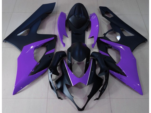 Noir Mat & Violet 2005-2006 Suzuki GSXR 1000 Carénage Moto Noir Mat & Violet 2005-2006 Suzuki GSXR 1000 Carénage Moto