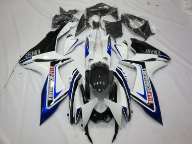 Noir Rockstar 2011-2024 Suzuki GSXR 600-750 Carénage Moto