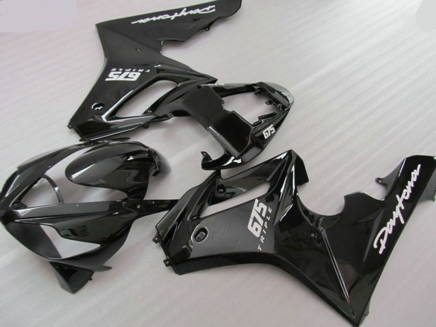 Noir Triple 2006-2008 Triumph Daytona 675 Carénage Moto Noir Triple 2006-2008 Triumph Daytona 675 Carénage Moto