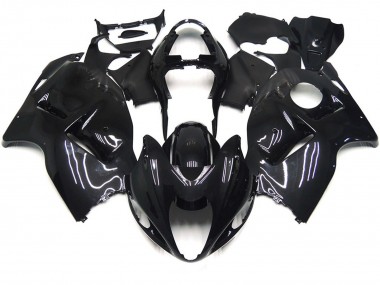 Noir Uni Brillant 1997-2007 Suzuki GSXR 1300 Carénage Moto