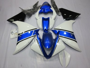 OEM Style Bleu Blanc 2009-2011 Yamaha R1 Carénage Moto