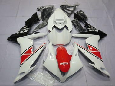 OEM Style Rouge & Blanc 2004-2006 Yamaha R1 Carénage Moto