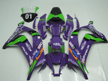 OEM Style Violet 2011-2015 Kawasaki ZX10R Carénage Moto