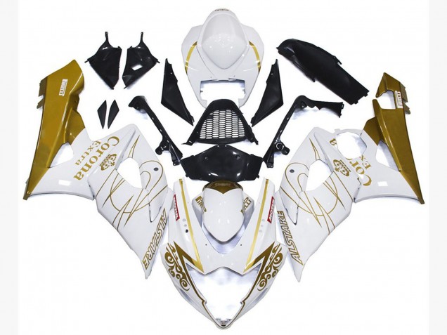Or Brillant Corona Personnalisé 2005-2006 Suzuki GSXR 1000 Carénage Moto Or Brillant Corona Personnalisé 2005-2006 Suzuki GSXR 1000 Carénage Moto