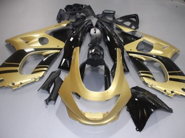 Or Brillant & Noir 1998-2007 Yamaha YZF600 Carénage Moto