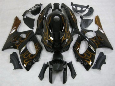 Or Flamme Brillant 1998-2007 Yamaha YZF600 Carénage Moto