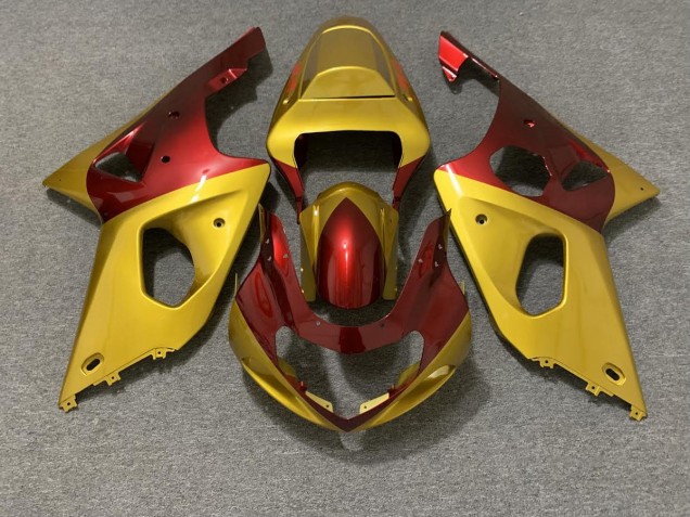 Or & Rouge 2000-2002 Suzuki GSXR 1000 Carénage Moto Or & Rouge 2000-2002 Suzuki GSXR 1000 Carénage Moto