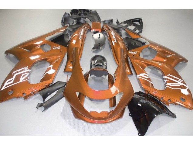 Orange Brillant 1998-2007 Yamaha YZF600 Carénage Moto Orange Brillant 1998-2007 Yamaha YZF600 Carénage Moto