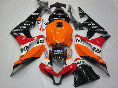 Orange Clair Repsol 2007-2008 Honda CBR600RR Carénage Moto